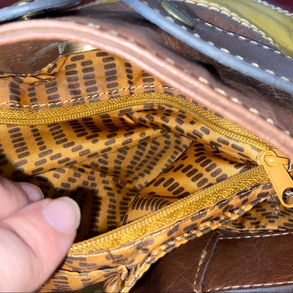 Axcess Liz Claiborne Color Block Boho Bag - Picture 12 of 15